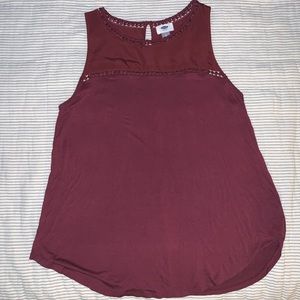 Old Navy mixed media tank - size L